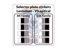 Autocolante pentru placa de selectare pentru Leviathan - V3 optical [JeffTron]