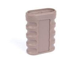 Mâner vertical reglabil 0-8°, din nailon (M-LOK & KeyMod) – TAN [JJ Airsoft]