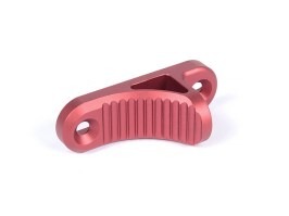 Suport scurt pentru mână din aluminiu CNC (handstop) B5 pentru patul KeyMod – Roșu [JJ Airsoft]