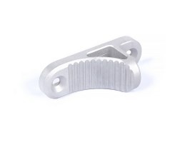 Suport scurt pentru mână din aluminiu CNC (handstop) B5 pentru patul KeyMod – argintiu [JJ Airsoft]