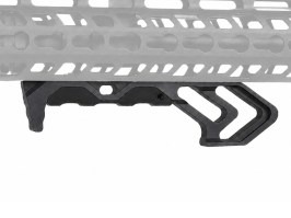 Mâner CNC din aluminiu TD MOD pentru patul KeyMod – Negru [JJ Airsoft]