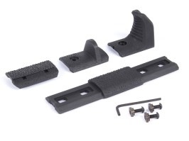 Set de suporturi pentru mâini pentru garda de mână M-LOK – Negru [JJ Airsoft]