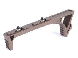 Mâner frontal curbat Link pentru KeyMod - FDE [JJ Airsoft]