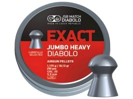 Diabolos EXACT Jumbo Heavy 5,52mm (cal .22) / 1,175g - 250pcs [JSB Match Diabolo]