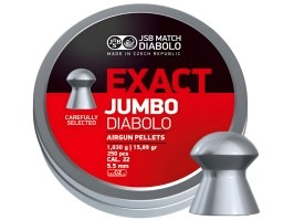 Diabolos EXACT Jumbo 5,51mm (cal .22) / 1,030g - 250g - 250pcs [JSB Match Diabolo]