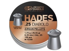 Diabolos HADES 6,35mm (cal .25) / 1,720g - 150pcs [JSB Match Diabolo]