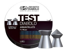 Diabolos MATCH TEST 4,50mm (cal .177) pentru pușcă - 7x50pcs [JSB Match Diabolo]