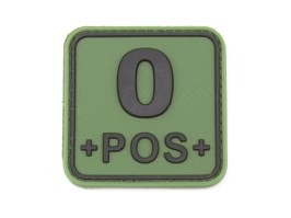 PVC 3D Tip de sânge plasture velcro 0 Pos - OD [JTG]