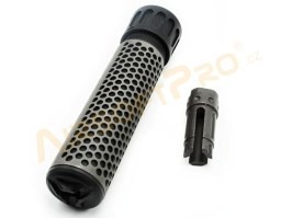 Quick Detach Supressor / Silencer KAC QDC, 175mm - negru [Big Dragon]