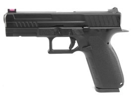 Pistol airsoft KP-13, glisieră metalică, blowback (GBB) - negru [KJ Works]