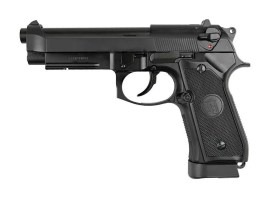 Pistol airsoft M9 A1 - negru - full metal, blowback - CO2 [KJ Works]