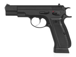 Armă cu aer comprimat CZ 75 (KP-09), CO2 Blowback, cal. 4.5mm (.177) [KJ Works]