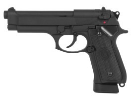 Pistol airsoft M9, full metal, CO2 blowback - Negru [KJ Works]