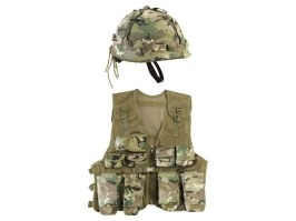 Set vestă și cască de asalt pentru copii - BTP [KOMBAT Kids]