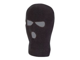 balaclava cu 3 găuri - Negru [KOMBAT Military]