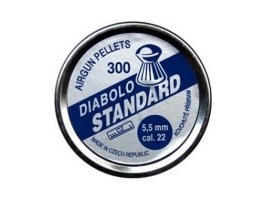 Diabolos STANDARD 5.5mm (cal .22) - 300pcs [Kovohute CZ]