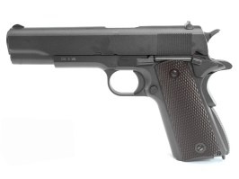 Pistol airsoft 1911 CO2, full metal, blowback - negru [KWC]