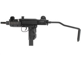 Mitralieră Airsoft Mini UZI, CO2 Blowback - negru [KWC]