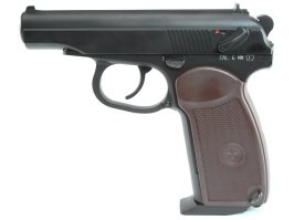 Airsoft pistol Makarov PM, versiune CO2 Blowback Pistol - negru [KWC]