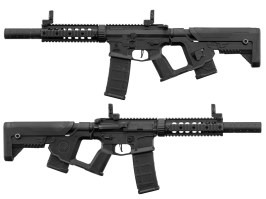 Pușcă airsoft LT-15 GEN2 M4 SD NSR Alpha - Negru [Lancer Tactical]