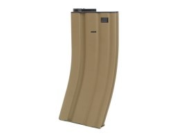 Magazin metalic Mid-Cap 120 rds pentru M4 AEG - TAN [Lancer Tactical]