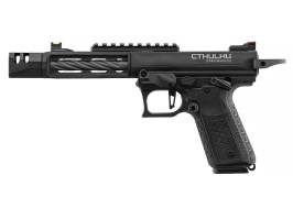 Pistol airsoft Tandemkross CTHULHU GBB cu cutie de transport - Negru [Lancer Tactical]