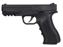 Pistol airsoft LTX-3 Defender CO2 Blowback - negru [Lancer Tactical]