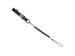 Cordonul de siguranță Medium combo cu D-ring și fastex - Negru [M-Tac]