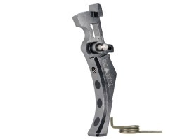 CNC aluminiu avansat Trigger (Stil D) pentru M4 - titan [MAXX Model]