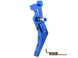 Declanșator avansat din aluminiu CNC (Style B) pentru M4 - albastru [MAXX Model]