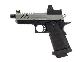 Pistol Airsoft GBB Hi-Capa 3.8 PRO Red Dot, glisieră gri [Vorsk]