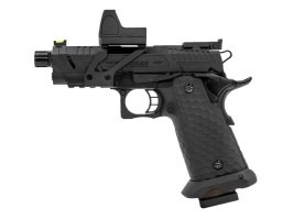 Pistol Airsoft GBB Hi-Capa Vengeance Compact Red Dot, negru [Vorsk]