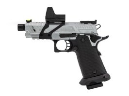 Pistol Airsoft GBB Hi-Capa Vengeance Compact Red Dot, argintiu [Vorsk]