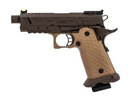 Pistol Airsoft GBB Hi-Capa Vengeance Compact, negru-TAN [Vorsk]