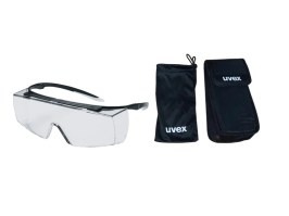 Ochelari Overspecs Super f OTG peste dioptrii, cu husă de rezistență balistică - transparentă [uvex]