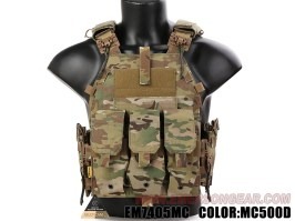 Vestă tactică cu suport de plăci Quick Release 094K - Multicam negru [EmersonGear]