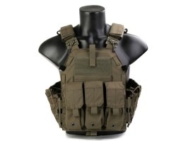 Vestă tactică cu suport de plăci Quick Release 094K - Ranger Green [EmersonGear]