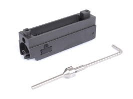 Suport de șurub din oțel CNC cu duză de încărcare magnetică NPAS pentru WE V3 GBB SCAR L [RA-Tech]