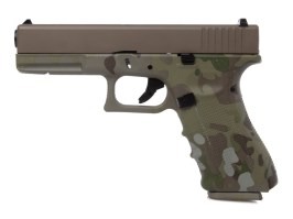 Airsoft pistol EU7, metal slide, Gaz blowback - HYDRO TAN/CAMO [Raven]