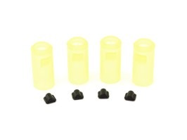 Set de 4 buc cauciuc plat Hop-up 70° cu Nubs pentru SRS / TAC-41 - galben [Silverback]