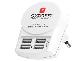 Adaptor de încărcare USB DC26, 4x USB-A, 4800mA [SKROSS]