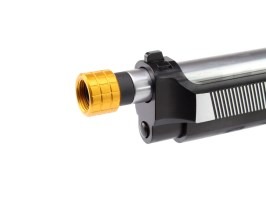 Adaptor pentru amortizor (amortizor de zgomot) pentru pistoale de la 11 la -14 mm (SL00115D) - capac auriu [SLONG Airsoft]