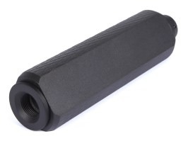 Amortizor de zgomot din metal 128 x 35 mm (SL10335A) – Negru [SLONG Airsoft]