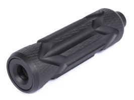 Amortizor de zgomot din metal 128 x 35 mm (SL10336A) – Negru [SLONG Airsoft]