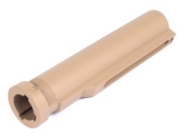 Tub retractabil pentru patul armei din fibră de nailon M4 – TAN [SLONG Airsoft]