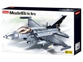 Model Bricks M38-B0891 Avion de luptă F-16 Falcon [Sluban]