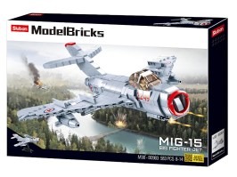 ARMY Model Bricks M38-B0983 Avion de luptă MiG-15 [Sluban]