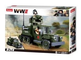 WW2 M38-B0685 Sovietic Half-Track 2in1 [Sluban]