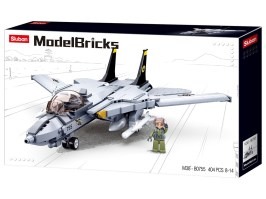 Model Bricks M38-B0755 Avion de luptă F-14 Tomcat [Sluban]