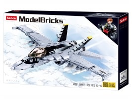 Model Bricks M38-B0928 Avion de luptă F/A-18E Hornet [Sluban]